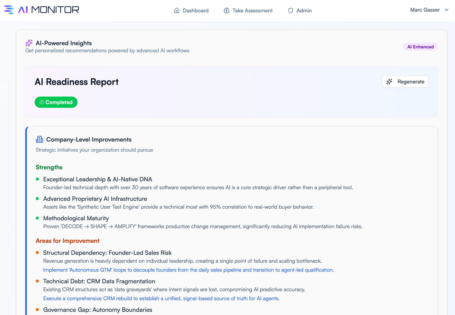AI Readiness Report mit AI-Powered Insights